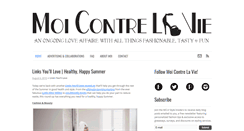 Desktop Screenshot of moicontrelavie.com